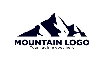 Adventure mountain elegant vector logo