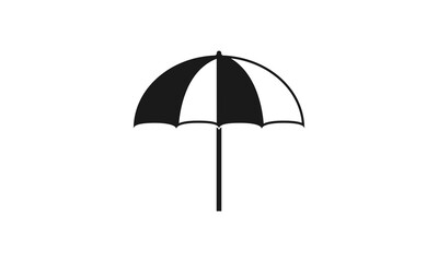 Fototapeta na wymiar Umbrella simple vector design