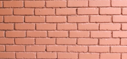 Orange Brick wall background for presentation backdrops