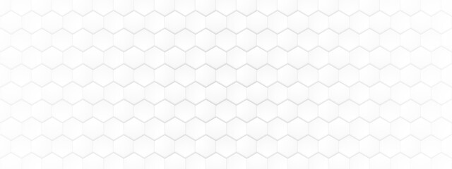 Abstract white Embossed Hexagon , honeycomb white background. light and shadow.