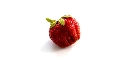 Strawberry berries isolated on white background