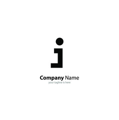 Fototapeta premium letter J elegant logo concept of minimalist style