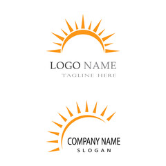 Sun Vector illustration Icon Logo Template design