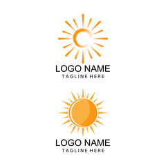 Fototapeta premium Sun Vector illustration Icon Logo Template design