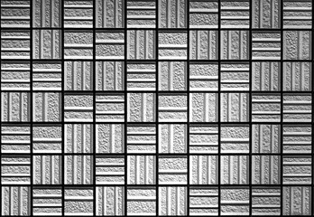 black and white tiles