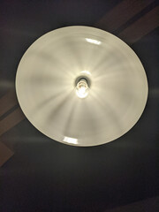 the beautiful lamp in the restuarants