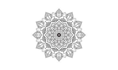 floral mandala design