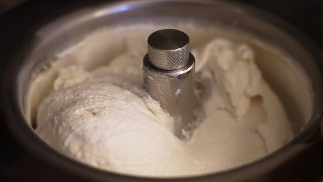Making ice cream in slow motion