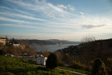 sunset in the mountains