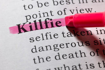 Fototapeta premium definition of killfie