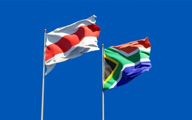 Flags of New Belarus and SAR African.