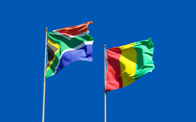 Flags of Guinea and SAR African.