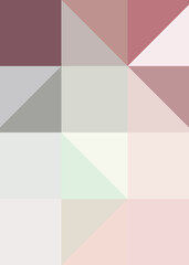 Abstract color Low-Polygones Generative Art background illustration