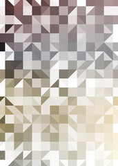 Abstract color Low-Polygones Generative Art background illustration