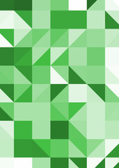 Abstract color Low-Polygones Generative Art background illustration