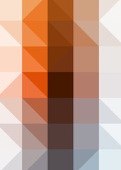 Abstract color Low-Polygones Generative Art background illustration