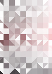 Abstract color Low-Polygones Generative Art background illustration