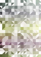 Abstract color Low-Polygones Generative Art background illustration