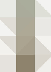 Naklejka premium Abstract color Low-Polygones Generative Art background illustration