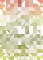 Abstract color Low-Polygones Generative Art background illustration