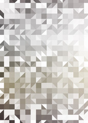 Abstract color Low-Polygones Generative Art background illustration