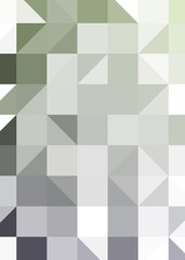 Abstract color Low-Polygones Generative Art background illustration