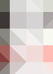Abstract color Low-Polygones Generative Art background illustration
