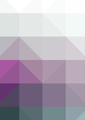 Obraz premium Abstract color Low-Polygones Generative Art background illustration