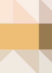 Abstract color Low-Polygones Generative Art background illustration