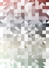 Abstract color Low-Polygones Generative Art background illustration