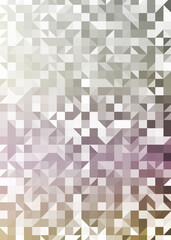 Abstract color Low-Polygones Generative Art background illustration