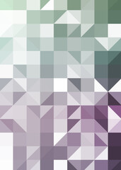 Abstract color Low-Polygones Generative Art background illustration