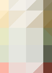 Abstract color Low-Polygones Generative Art background illustration