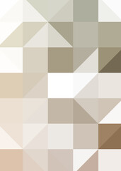 Abstract color Low-Polygones Generative Art background illustration