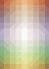 Abstract color Low-Polygones Generative Art background illustration