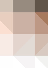 Fototapeta premium Abstract color Low-Polygones Generative Art background illustration