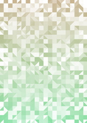 Abstract color Low-Polygones Generative Art background illustration