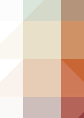 Fototapeta premium Abstract color Low-Polygones Generative Art background illustration