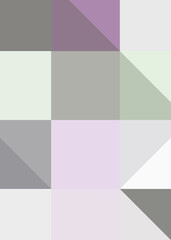 Fototapeta premium Abstract color Low-Polygones Generative Art background illustration