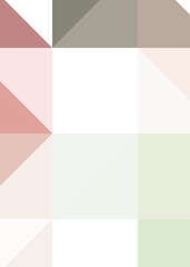 Fototapeta premium Abstract color Low-Polygones Generative Art background illustration