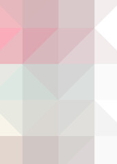 Abstract color Low-Polygones Generative Art background illustration