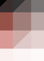 Naklejka premium Abstract color Low-Polygones Generative Art background illustration