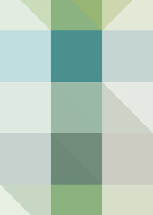 Fototapeta premium Abstract color Low-Polygones Generative Art background illustration