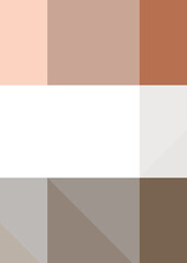 Fototapeta premium Abstract color Low-Polygones Generative Art background illustration