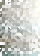 Abstract color Low-Polygones Generative Art background illustration