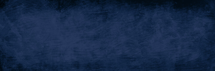 Black and blue background with grunge texture, old vintage abstract distressed pattern of scratches and peeling paint in dark navy blue color