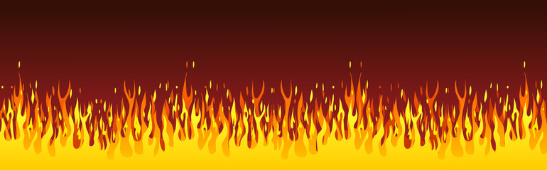Wide fire background stock illustration