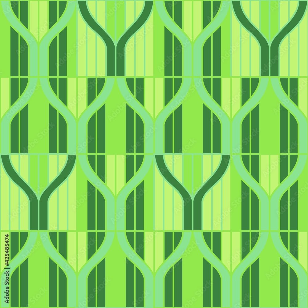 Poster spring seamless geometric pattern with the image of wires, weaves, threads. vector design for web ba