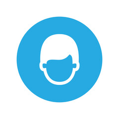 Obraz premium Boy avatar icon vector graphic illustration