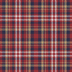 Seamless pattern of scottish tartan plaid. Repeatable background with check fabric texture. Vector backdrop striped textile print.